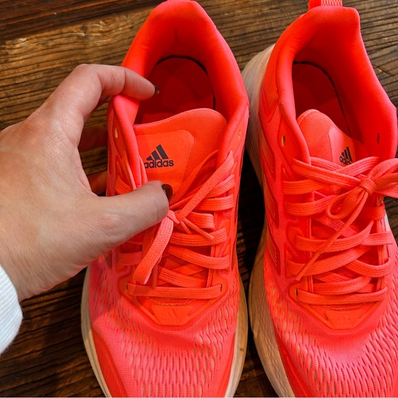 Adidas | Neon Coral Running Shoes 10 - Picture 2 of 7